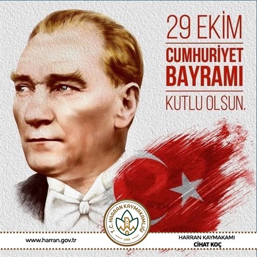 Kaymakam Sayın Cihat KOÇ'un "29 Ekim Cumhuriyet Bayramı" Mesajı